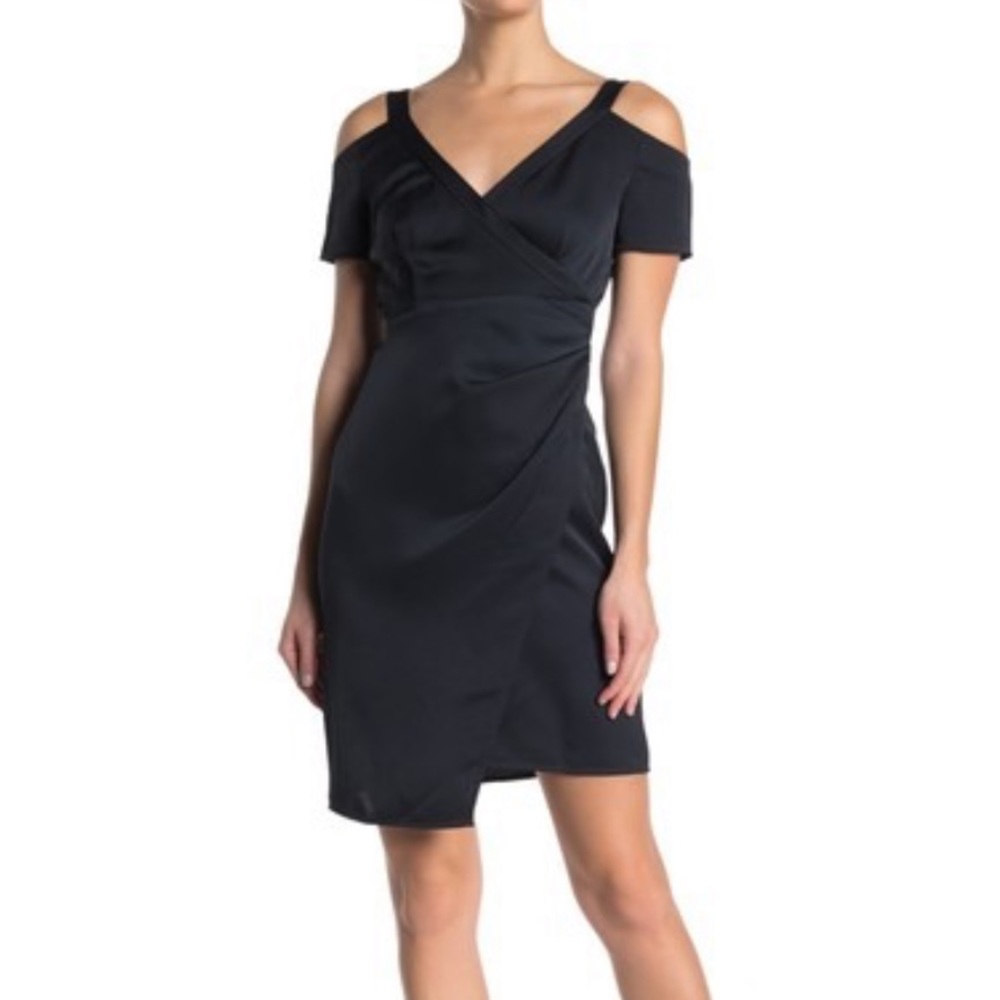 ALLSAINTS
Cadia Cold Shoulder Wrap Dress
